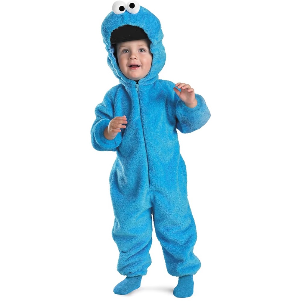 Sesame Street Cookie Monster Costume Size 2T